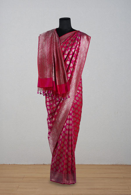 Raani katan silk banarasi saree